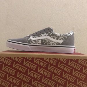 grey/ white vans